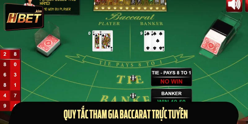 Chi tiết quy tắc quá trình tham gia baccarat trực tuyến