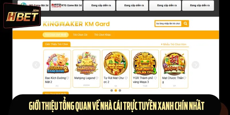 Giới thiệu tổng quan về nhà cái trực tuyến xanh chín nhất