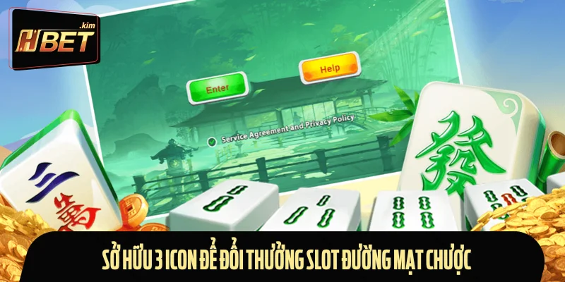 Sở hữu 3 icon để đổi thưởng Slot Đường Mạt Chược
